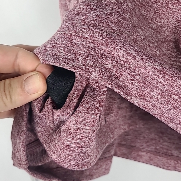 NWT Body Up Sport Bra With Twist Merlot Heather Sz L - Picture 7 of 7